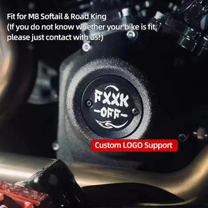 Caches Moteur Personnalisés (Derby / Timer / Embrayage) Aluminium - Harley-Davidson Softail & Road King – photo 4/11