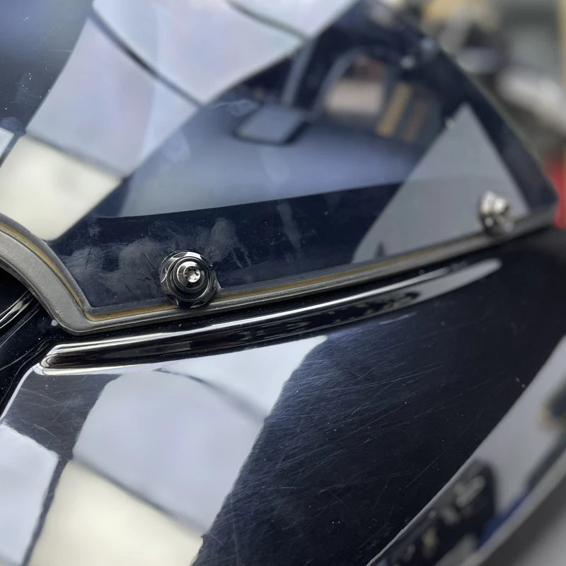 Boulons de Pare-brise Titane Colorés pour Harley Road Glide 2015-2023 – photo 2/13