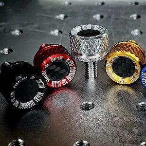 Boulon de Selle à Déverrouillage Rapide Carbone CNC pour Harley Touring, Softail (Universel) – photo 3/12