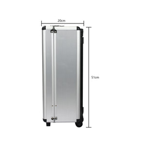 Coffret d'outils à main professionnel avec valise trolley en aluminium – photo 4/8