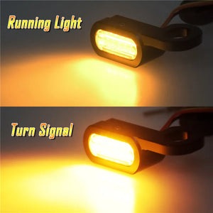 Mini clignotants LED E-Mark avant, feu de position pour Harley Touring, Street/Road Glide, Softail, Sportster XL883 - vue 3