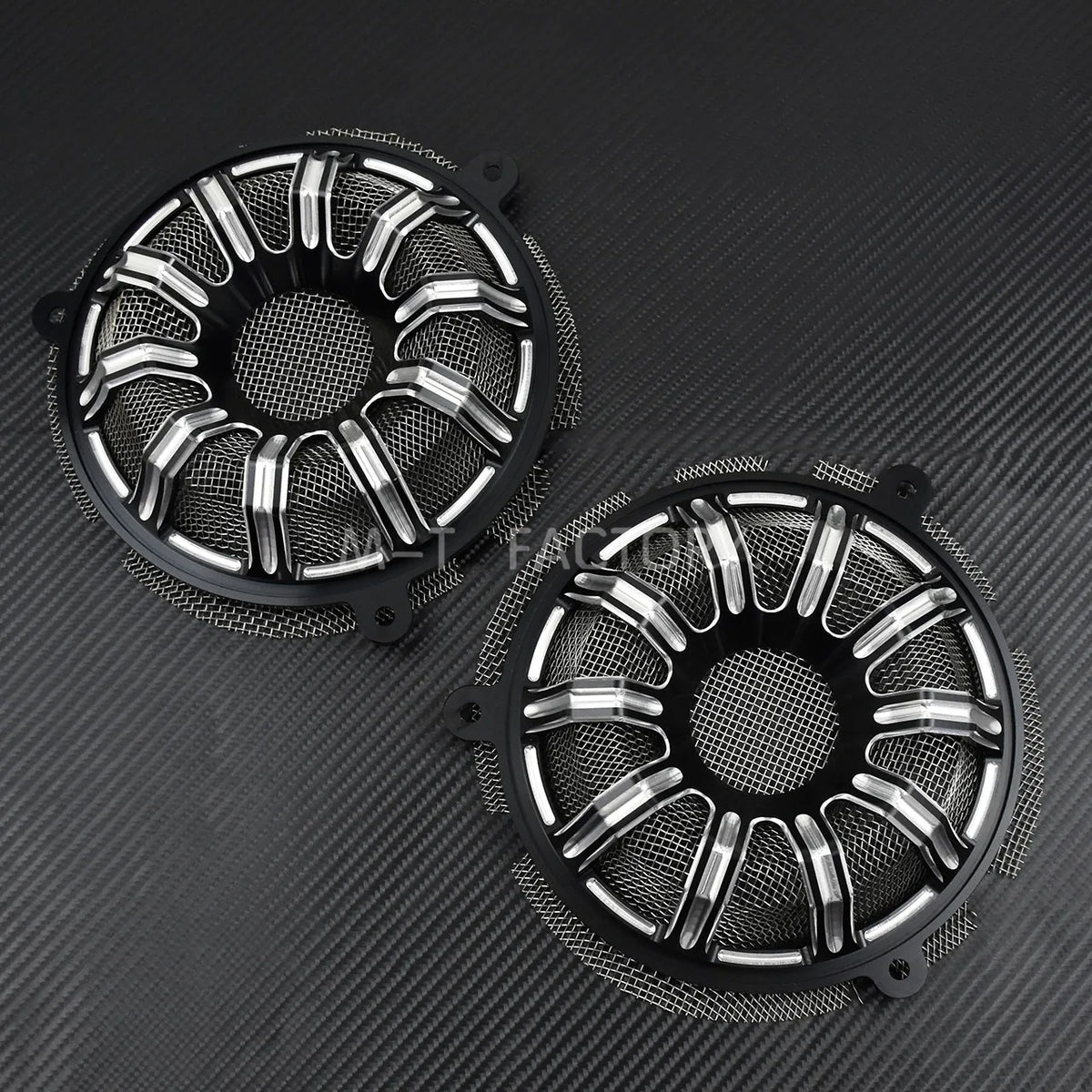Caches-grilles de haut-parleurs avant pour Harley-Davidson Touring Electra Glide, Tri Glide et Street Glide 2014-2019 - vue 2