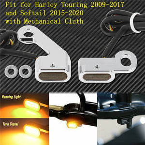 Mini clignotants LED E-Mark avant, feu de position pour Harley Touring, Street/Road Glide, Softail, Sportster XL883 - vue 17