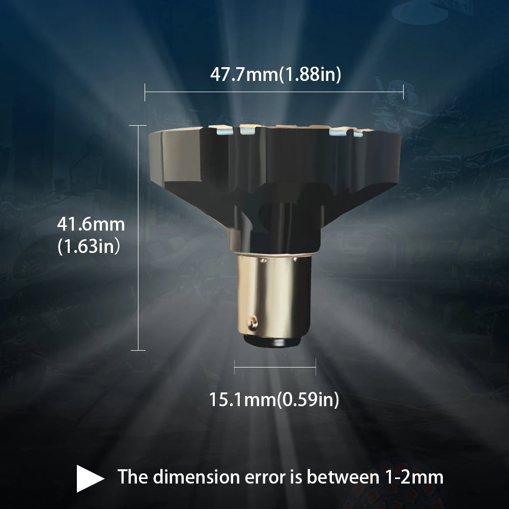 Ampoule LED 1156 1157 pour clignotants Harley Softail Dyna Sportster - vue 2