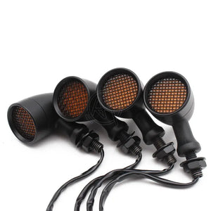 Clignotants LED bullet à grille pour Harley chopper bobber - vue 7