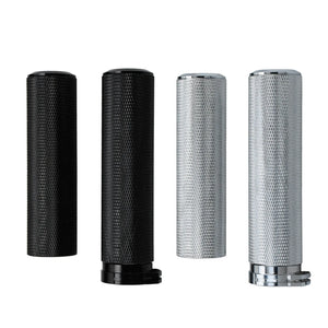 Poignées de guidon en aluminium noir pour moto Harley-Davidson - vue 2