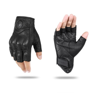 Gants moto cuir MOTOWOLF tactiles - vue - vue 5