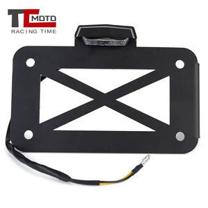 Support de plaque d'immatriculation latéral modifié pour Harley Sportster, Bobber, Chopper - vue 3
