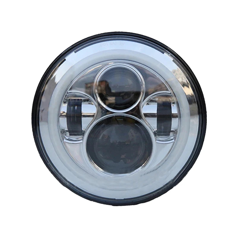 Phare LED 7 pouces avec feux additionnels LED 4,5 pouces pour Harley Touring Electra Glide - vue 2