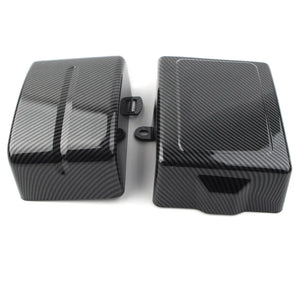 Caches latéraux de batterie pour Harley Dyna - vue 5