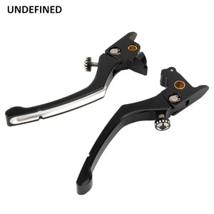 Leviers de frein et d'embrayage réglables noirs pour Harley Touring 2014-2016 - vue 7