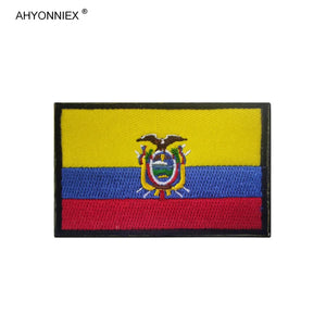 Écusson brodé drapeau de pays d'Amérique avec fixation velcro - vue 28