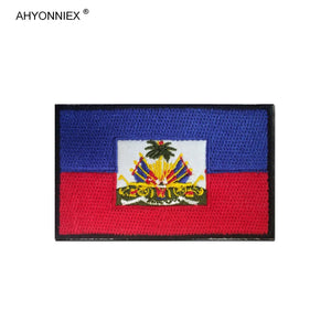 Écusson brodé drapeau de pays d'Amérique avec fixation velcro - vue 30