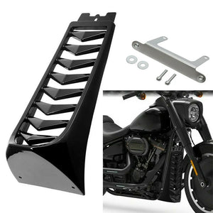 Spoiler avant noir pour Harley-Davidson Softail - vue 1