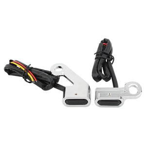 Mini clignotants LED de guidon pour Harley Softail - vue 10