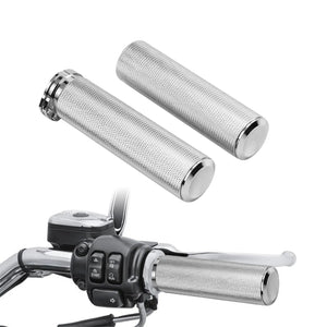 Poignées de guidon en aluminium noir pour moto Harley-Davidson - vue 8