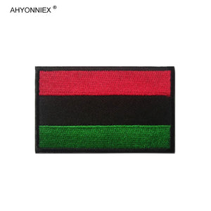 Écusson brodé drapeau de pays d'Amérique avec fixation velcro - vue 26