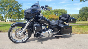 Top case Razor Tour Pack noir avec dossier passager pour Harley Touring - vue 2