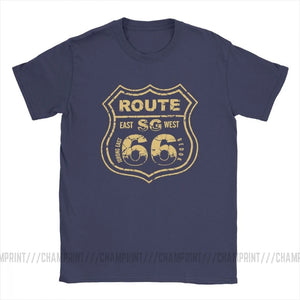 T-shirt Homme Route 66 Mother Road 100% Coton Grande Taille - vue 2