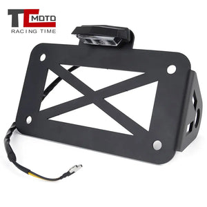 Support de plaque d'immatriculation latéral modifié pour Harley Sportster, Bobber, Chopper - vue 1