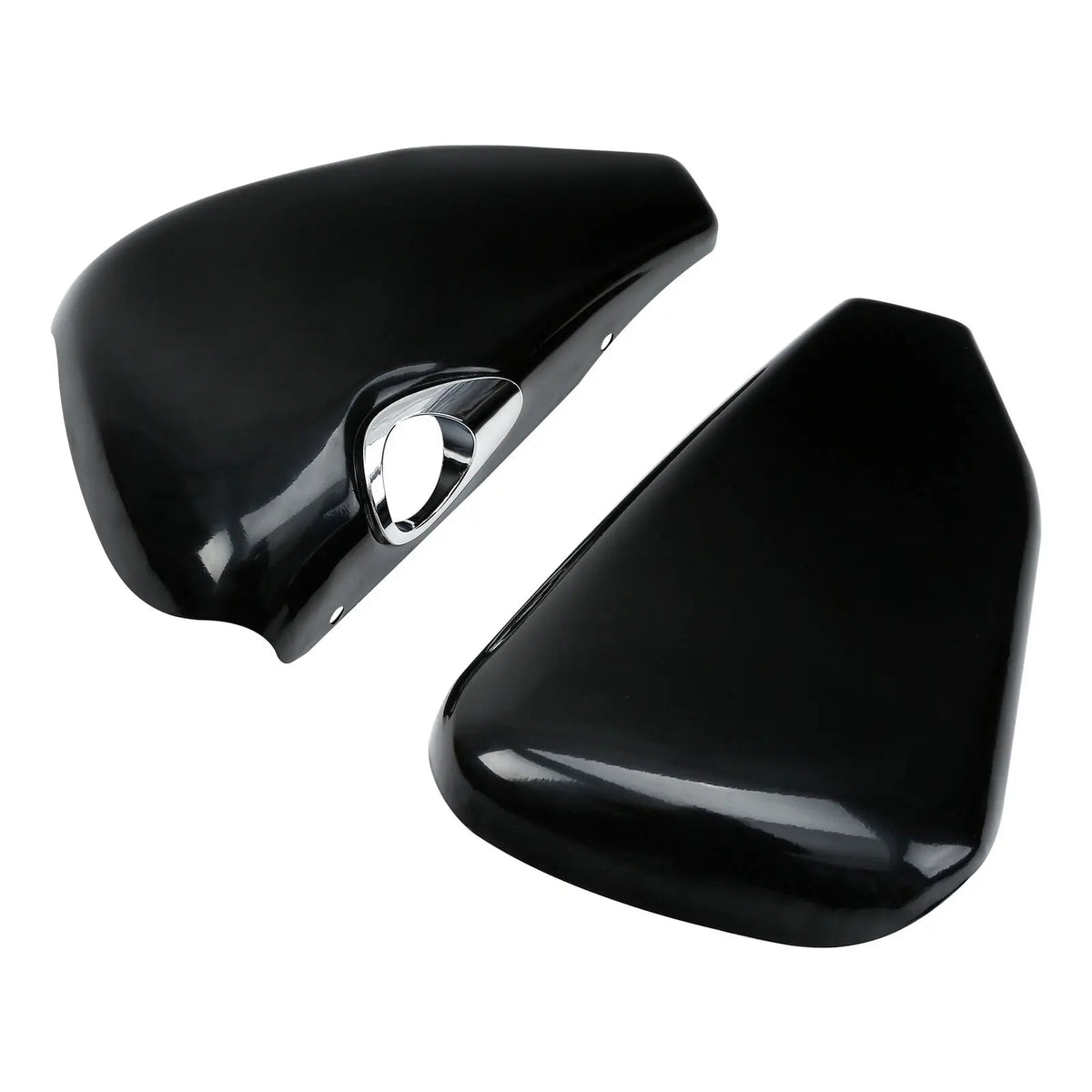 Caches de batterie noirs pour Harley Sportster - vue 2