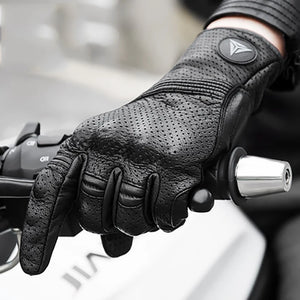 Gants moto cuir MOTOWOLF tactiles - vue - vue 12