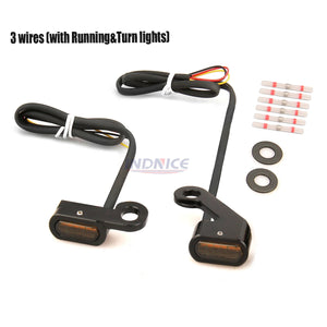 Mini clignotants avant LED pour Harley Softail - vue 1