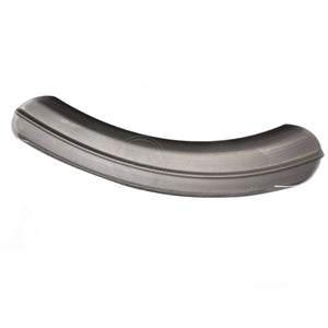 Garde-boue bobber en acier brut nervuré pour moto custom - vue 3