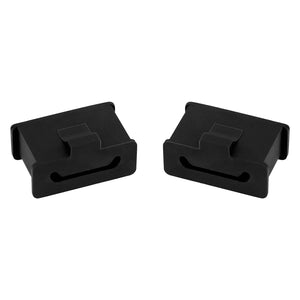 Silentblocs noirs de fixation de silencieux pour Harley-Davidson Touring - vue 4