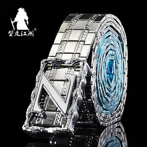 Ceinture homme en métal acier inoxydable - vue 8