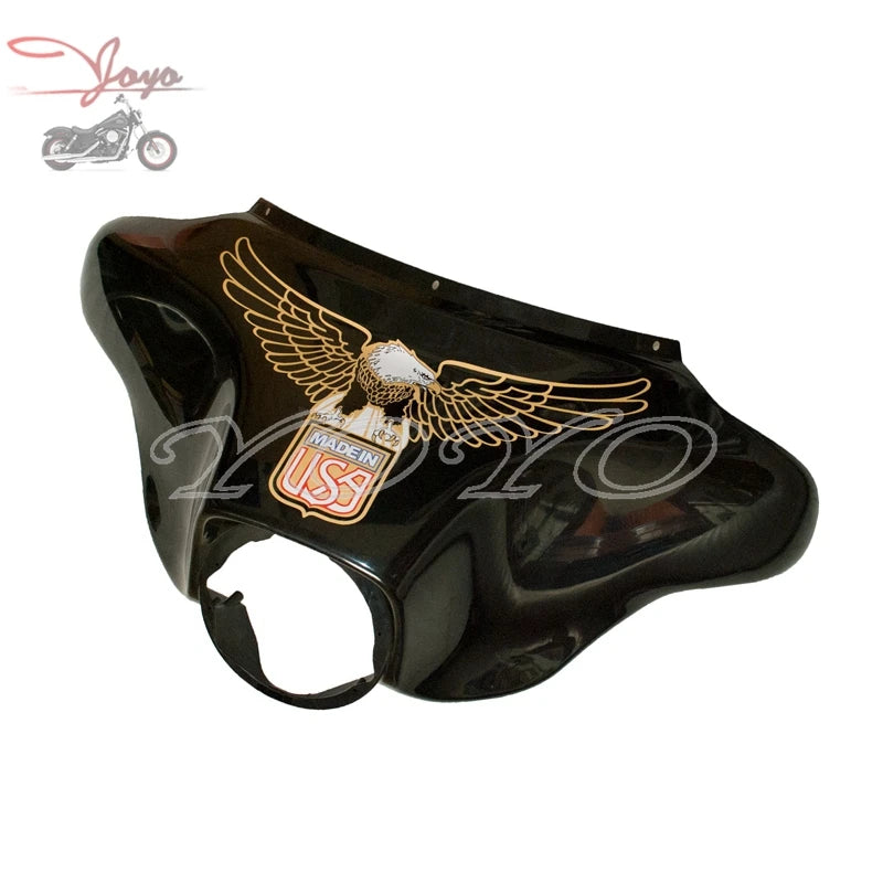Autocollant aigle américain à bordure jaune sur carénage Harley - vue 2