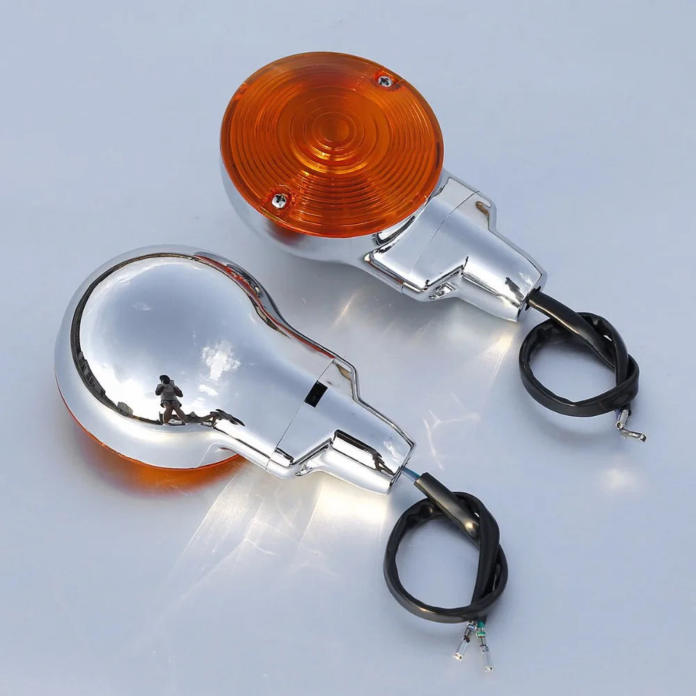 Clignotants avant plats pour Harley Heritage Softail - vue 2