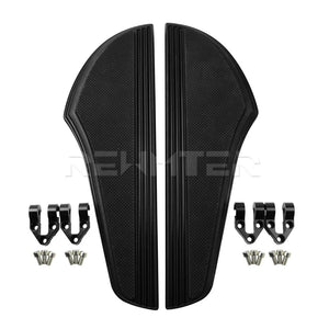 Plancher pilote avant (floorboard) antidérapant en aluminium pour Harley-Davidson Dyna, Softail, Touring, Road King, Street Glide & Fat Boy – photo 2/8