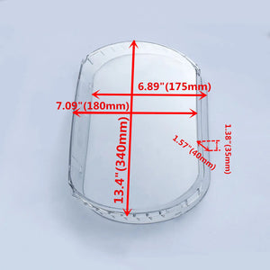 Verre de phare transparent pour Harley Road Glide - vue 6