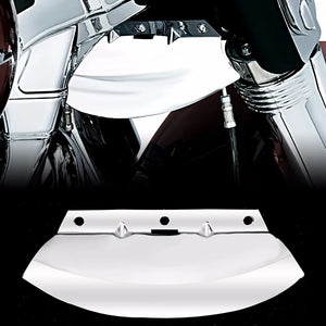 Déflecteur d'air inférieur chromé pour Harley Touring - vue 1