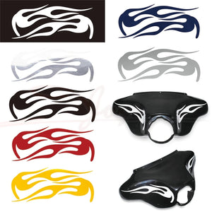 Autocollant flammes sur carénage de Harley Touring - vue 3