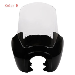Carénage de phare noir avec pare-brise pour Harley Dyna - vue 9