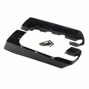 Extension noire en ABS pour sacoches rigides de Harley Touring - vue 3