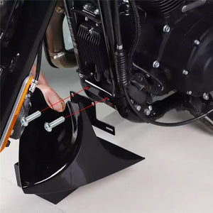 Spoiler avant noir pour Harley-Davidson Softail Deluxe - vue 2
