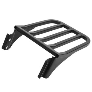 Dossier Sissy-Bar Noir avec Porte-Bagages pour Harley-Davidson Sportster XL, Softail Heritage et Dyna - vue 4