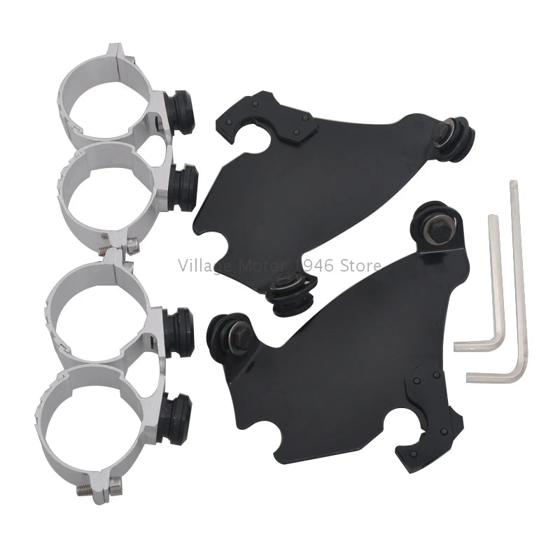 Kit de fixation à verrouillage rapide pour carénage de moto - vue 2