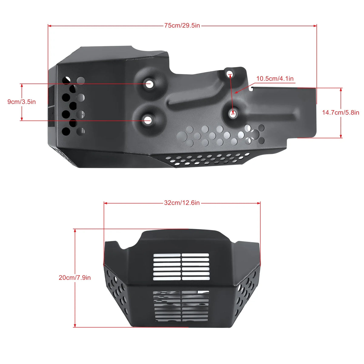 Plaque de protection moteur en aluminium pour Harley-Davidson Pan America - vue 2