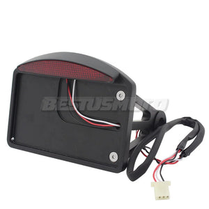 Support de plaque latéral avec feu LED pour Harley custom - vue 7