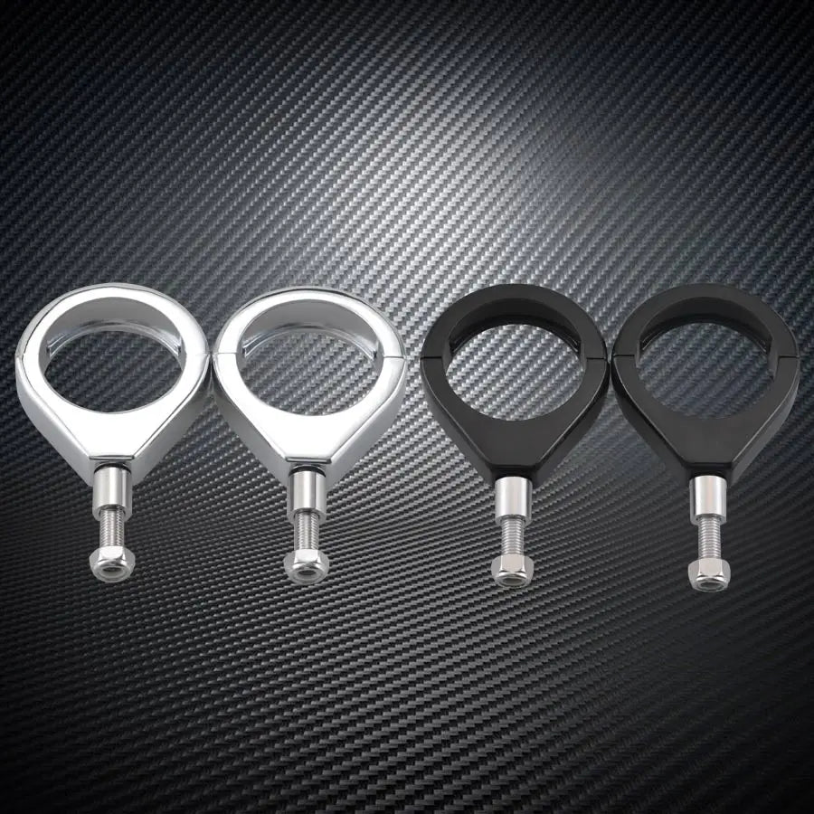 Collier de fourche pour clignotant Harley Dyna - vue 2
