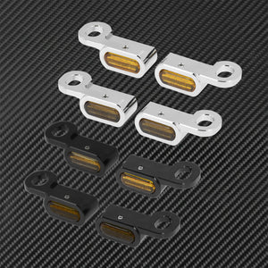 Mini clignotants LED E-Mark avant, feu de position pour Harley Touring, Street/Road Glide, Softail, Sportster XL883 - vue 2