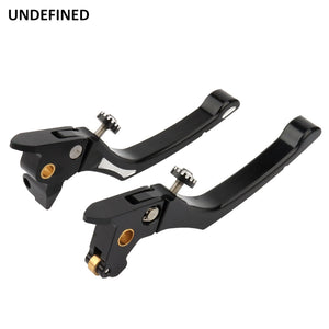 Leviers de frein et d'embrayage réglables noirs pour Harley Touring 2014-2016 - vue 3