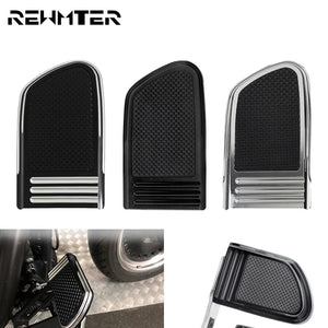 Cache de pédale de frein en aluminium anodisé noir pour Harley-Davidson - vue 1
