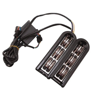Inserts LED de supports de sacoches pour Harley Touring - vue 2