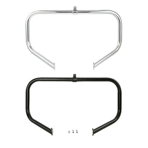 Barre de protection moteur noire sur Harley Touring - vue 1
