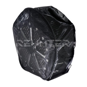 Housse noire imperméable posée sur le filtre à air d'une moto Harley-Davidson - vue 3
